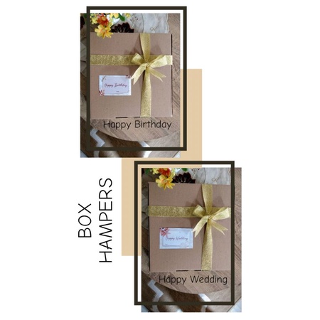 

BOX HAMPERS/ GIFT BOX/ BUNGKUS KADO (PITA MEWAH)