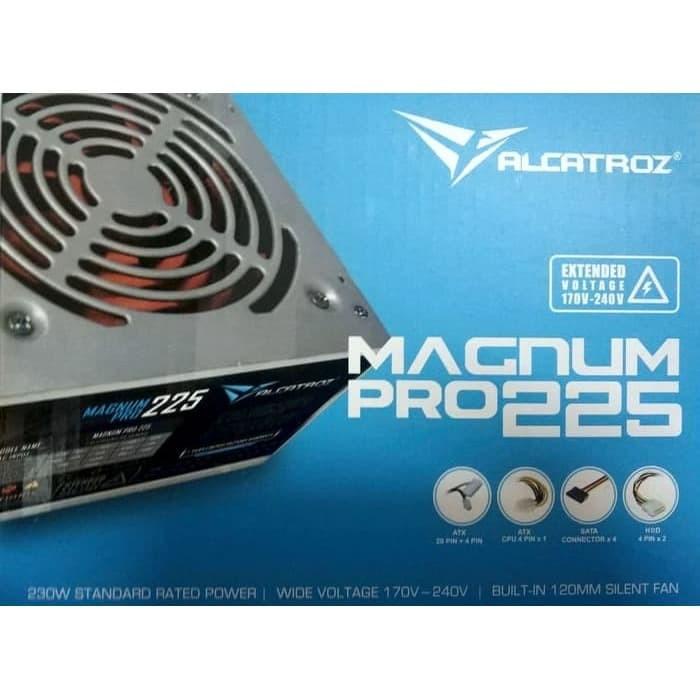 Power Supply Alcatroz Magnum 225S PSU 450w (COPOTAN CASING BARU)