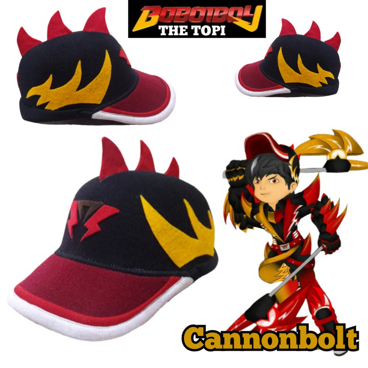 BARU TOPI BOBOIBOY CANONBOLT ORIGINAL BISA COD BONUS GELANG