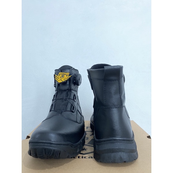 SEPATU PDH TALI PUTAR FITGO REF MIDTRACX KULIT SAPI ASLI MERK BROTRHER