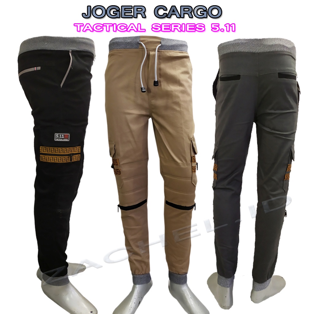 Celana Jogger Panjang Pria Model Cargo Tactical Series 5.11 Terbaru