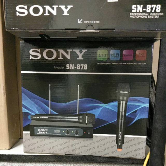 Mic sony/mik sony wireless sony sn 878