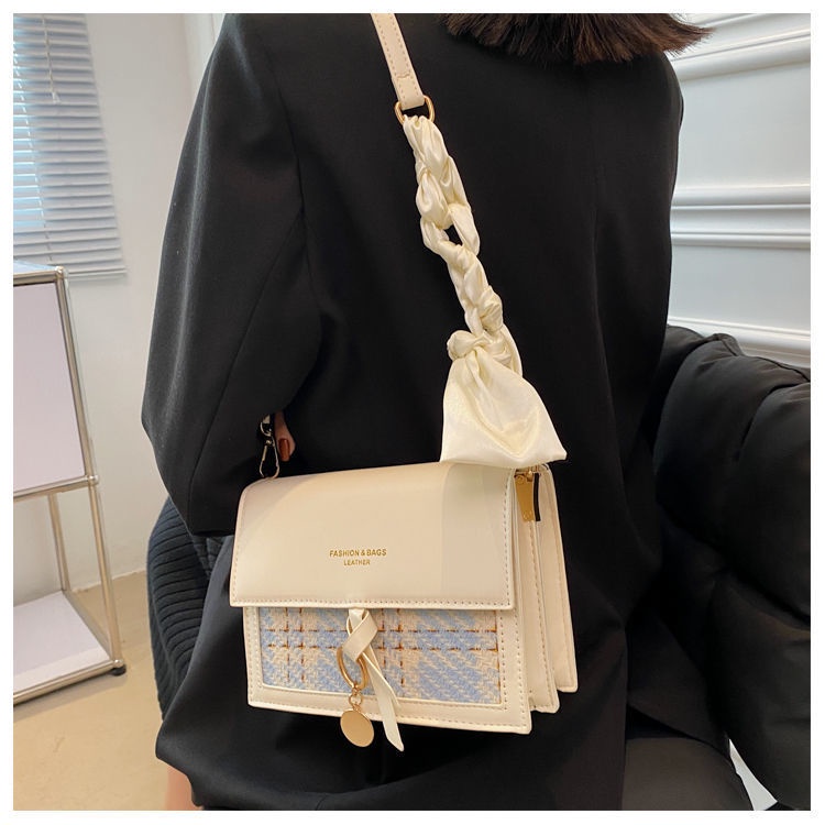 Desain Fashion Wanita Kulit PU Tas Bahu High Street Kualitas Flap Wanita Kantor Messenger Kasual Untuk Wanita-Tas Tangan