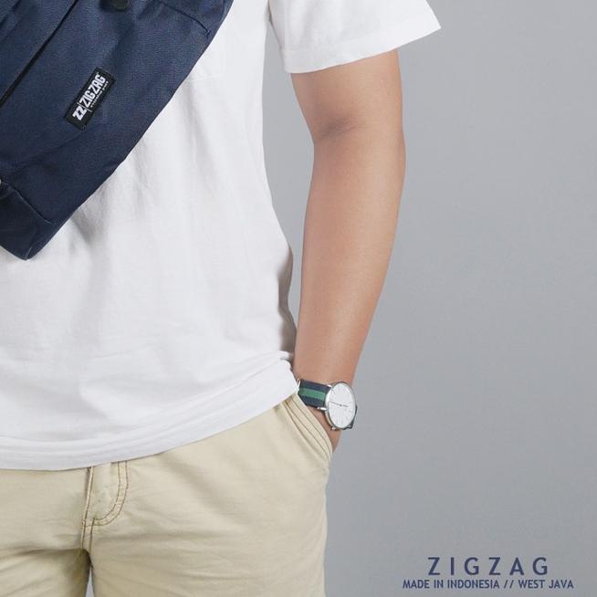 ZIGZAG Tas Waistbag Pria Arthur / Tas Selempang Pria / Tas WaistBag Pria