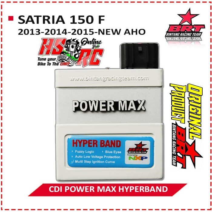 CDI Racing BRT POWER MAX HYPERBAND Suzuki Satria FU 150 AHO 2011 Harian Balap Tune Up CDI FU AHO