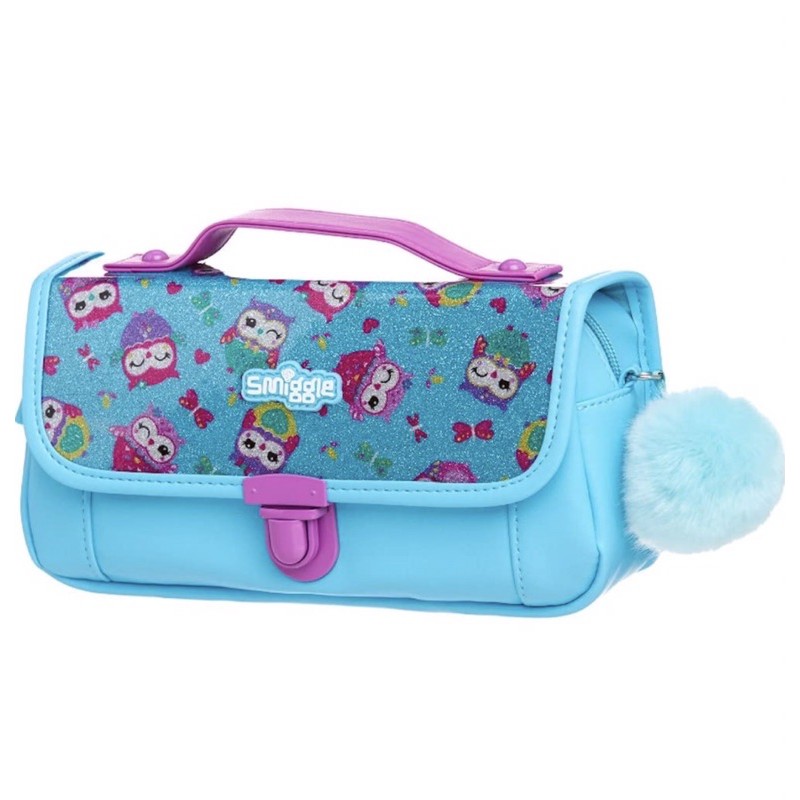 

Smiggle Envy Handbag Pencil Case Sparkle Blue