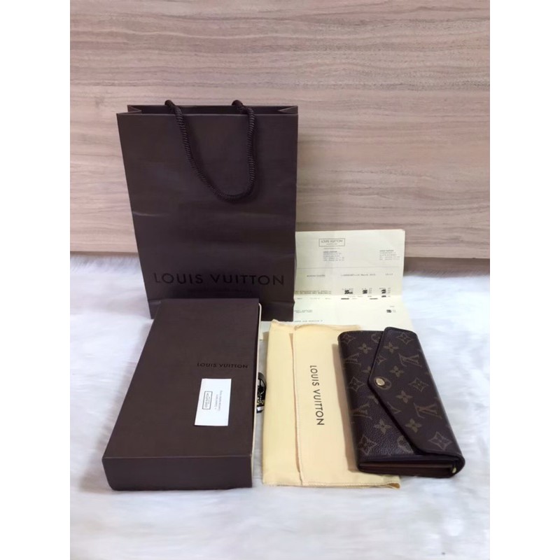 Authentic Preloved Lv Wallet sarah mono/ dompet lv/second lv dompet