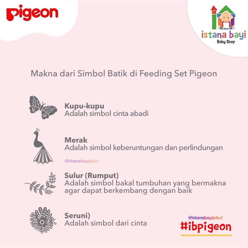 Pigeon Feeding Set Mini - Set perlengkapan makan anak