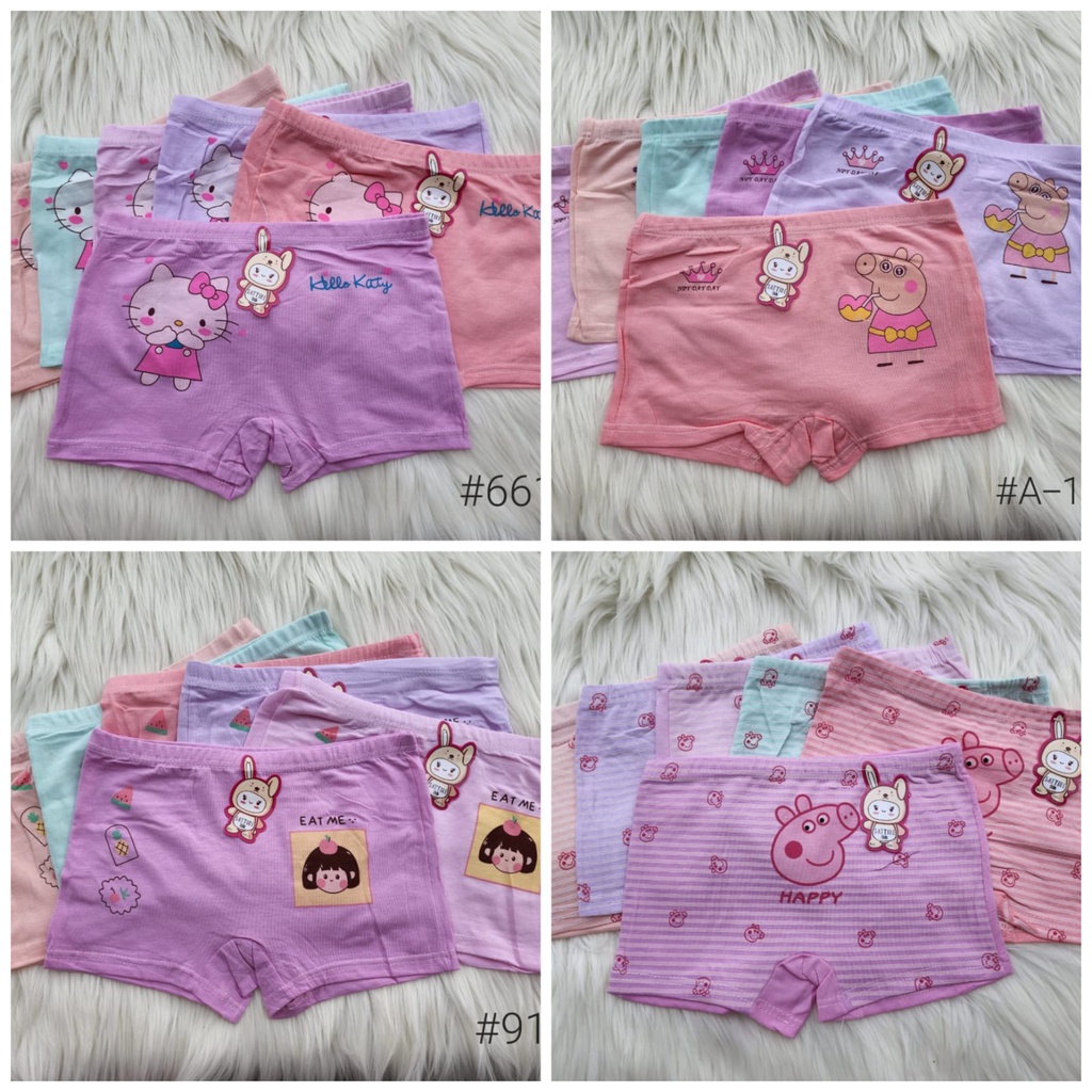 CD Celana Dalam Anak Perempuan Cewek Celana Dalam Boxer Anak Bayi Perempuan Katun Murah 1 3 5 7 10 Tahun