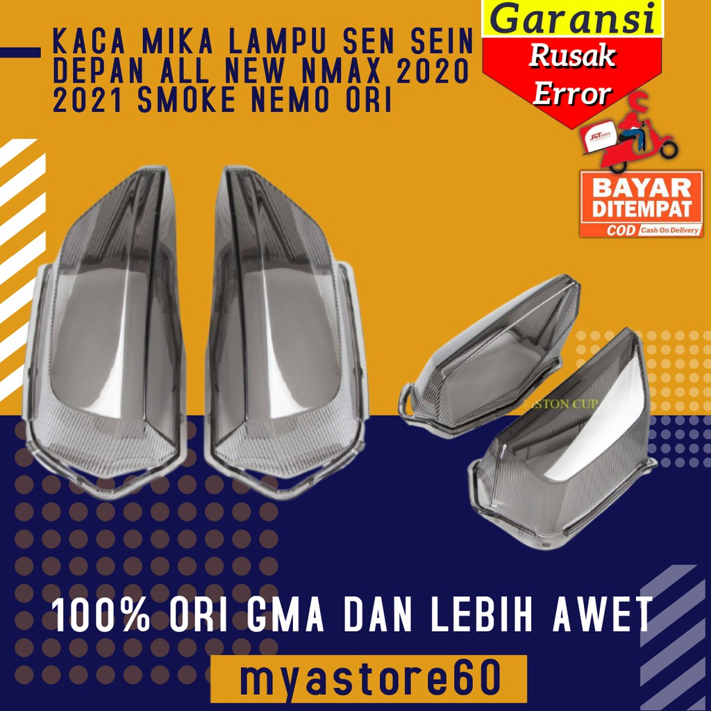 KACA MIKA MICA LAMPU SEN SEIN DEPAN UTAMA ALL NEW YAMAHA NMAX 2020 2021 SMOKE NEMO ORI GMA SPAREPART