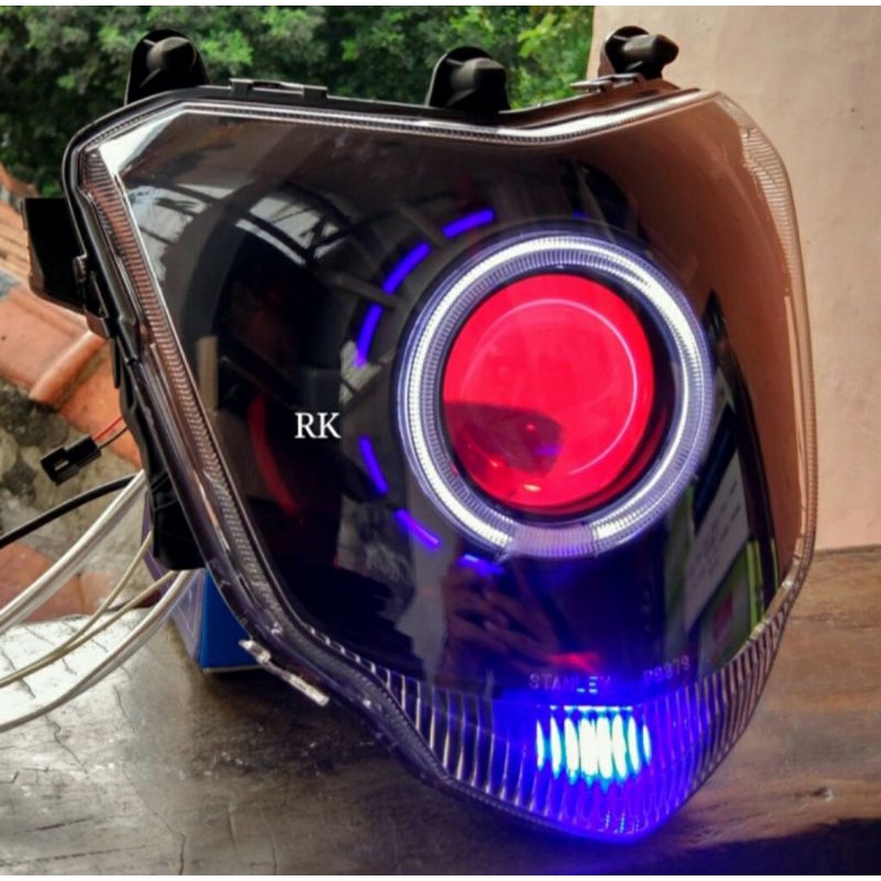 Jual Reflektor Headlamp Yamaha Byson Plus Projie Projector Aes Biled