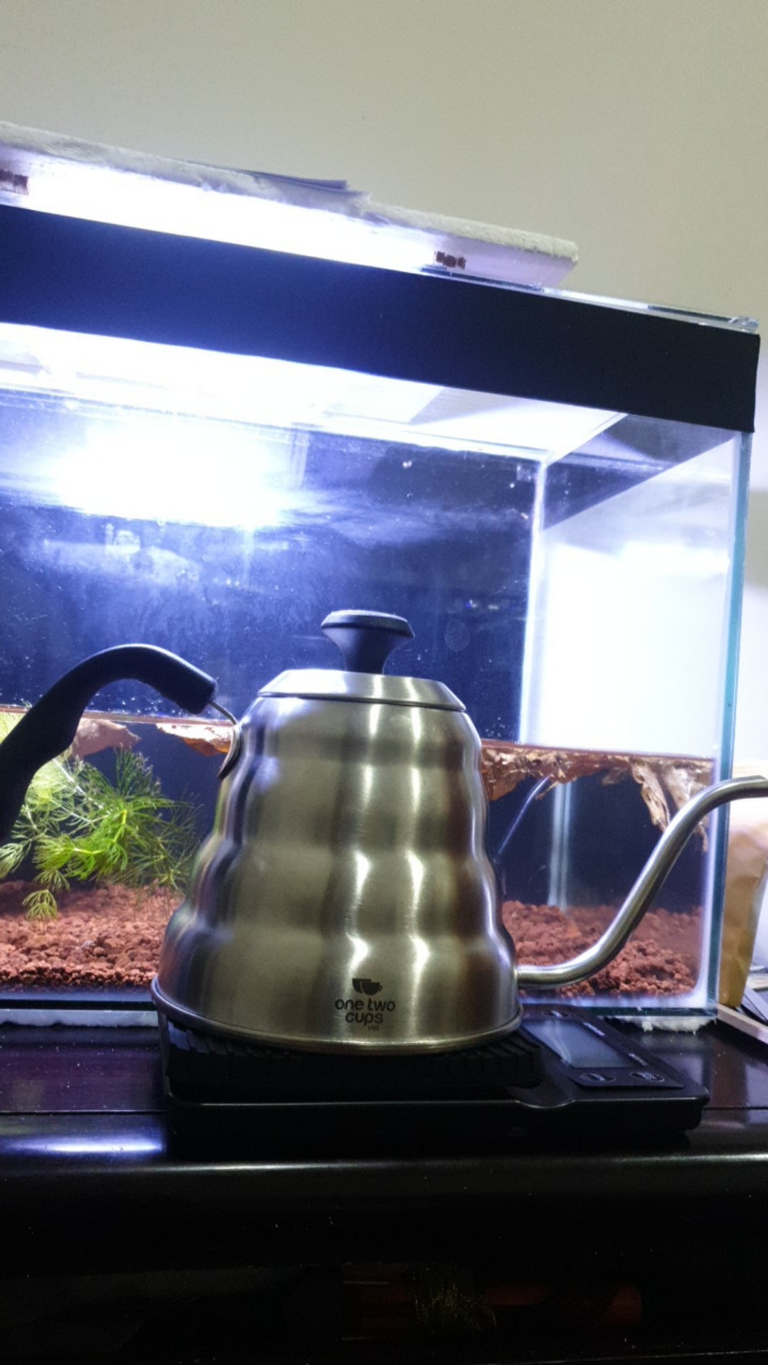 Teko Leher Angsa 1000ml Gooseneck Induksi Kettle Kopi Teh Pour Over 1l