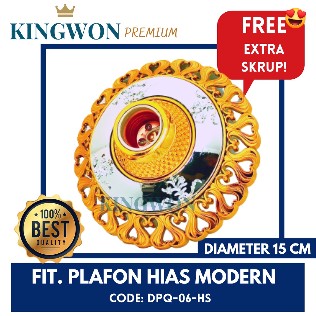 FITTING LAMPU PLAFON HIAS MODERN DPQ-06-SH