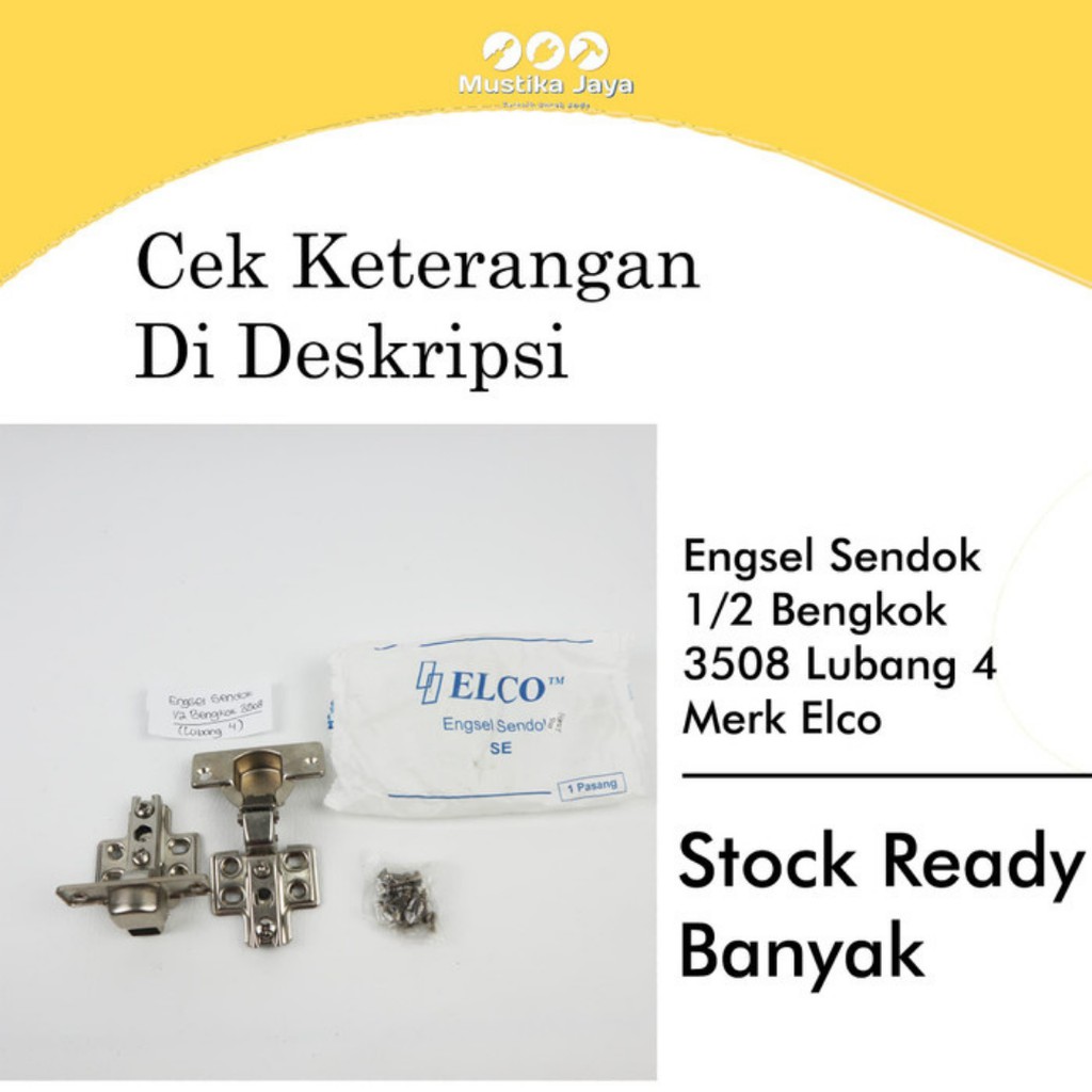 Engsel Sendok Engsel Lemari 35 Lurus Full Bengkok Bungkuk Murah Import