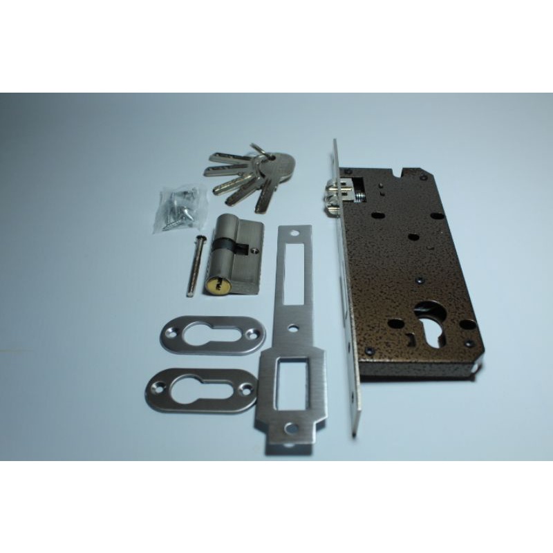Paket Handle pintu rumah 45cm dan 33cm body kunci pelor murah minimalis Tarikan pintu  Gagang pintu rumah stainless hendel handel pintu rumah