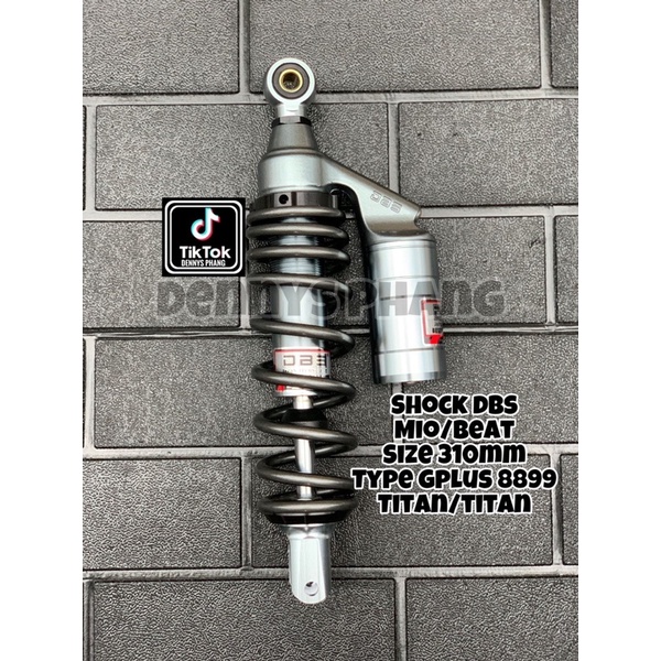 Shock DBS 8899 G Plus Titan Series Matic Singel Shock 310mm 330mm Shockbreaker Singel Matic Tabung Atas Mio Xeon Soul Fazzio XRider Beat Scoopy Genio Vario 110 125 150 160 FOURSIX_46