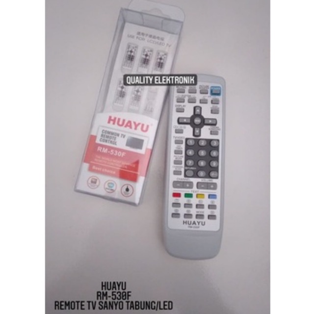 REMOTE TV SANYO TABUNG / LED RM-530F HUAYU