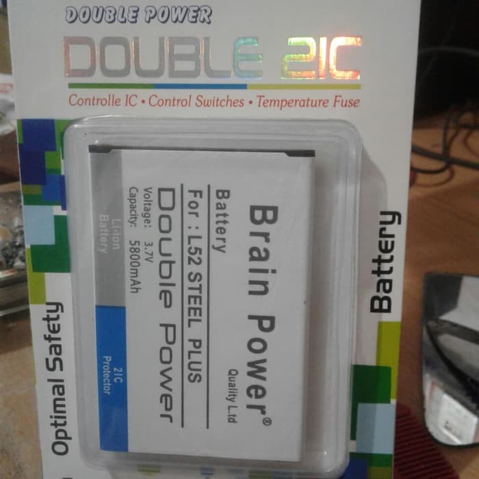 DISKON BATERAI SPC L52 PRO / L52 STEEL PLUS DOUBLE IC BRAIN POWER
