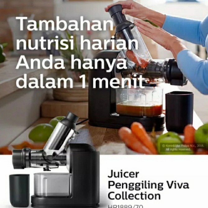 PHILIPS HR1889 SLOW JUICER MASTICATING BLENDER HR1889/70 HR 1889
