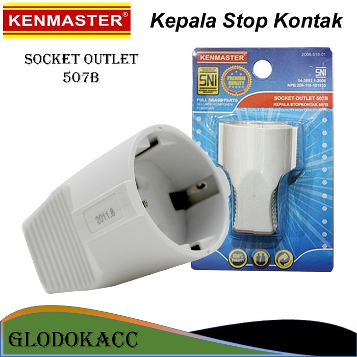 Kepala Stop Kontak / Kenmaster Socket Outlet Kepala Colokan 507b