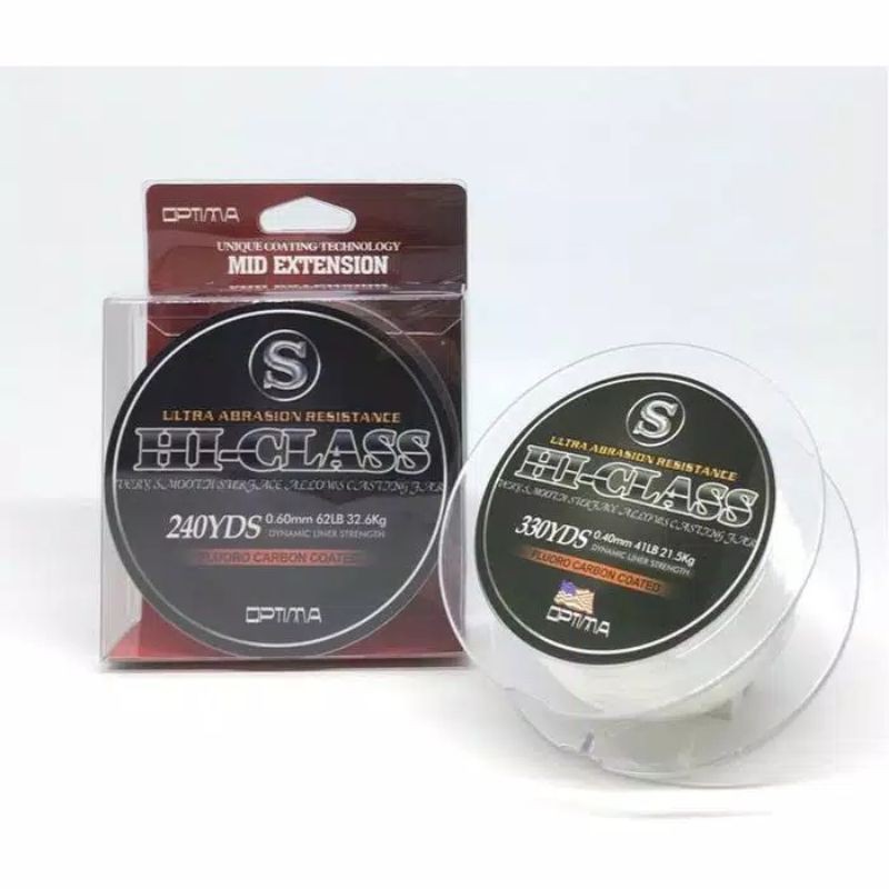 senar pancing flurocarbon high class optima