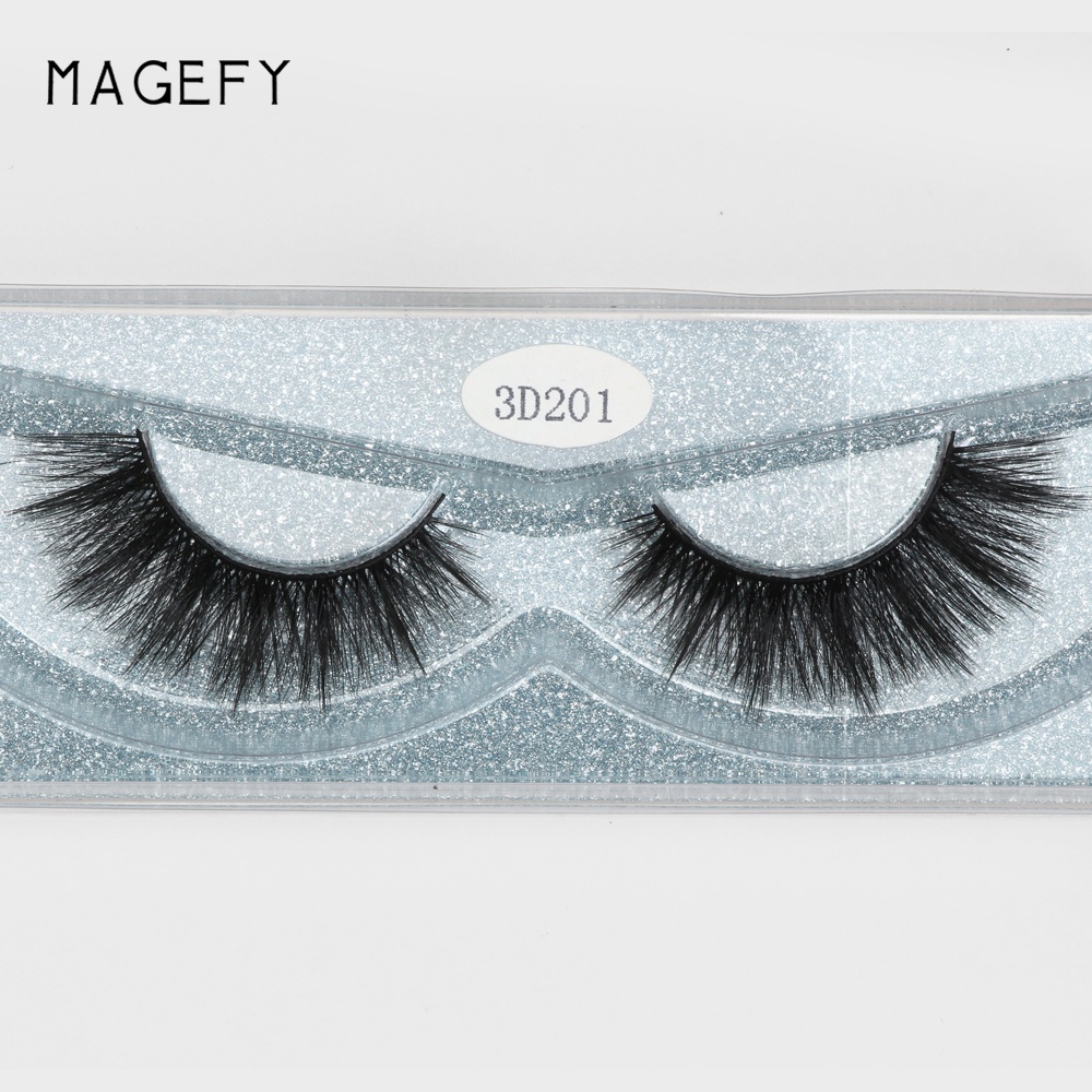 MAGEFY 12 Pasang Bulu Mata Palsu 3d Natural Beberapa Pasangan Ekstensi Bulu Mata 7112