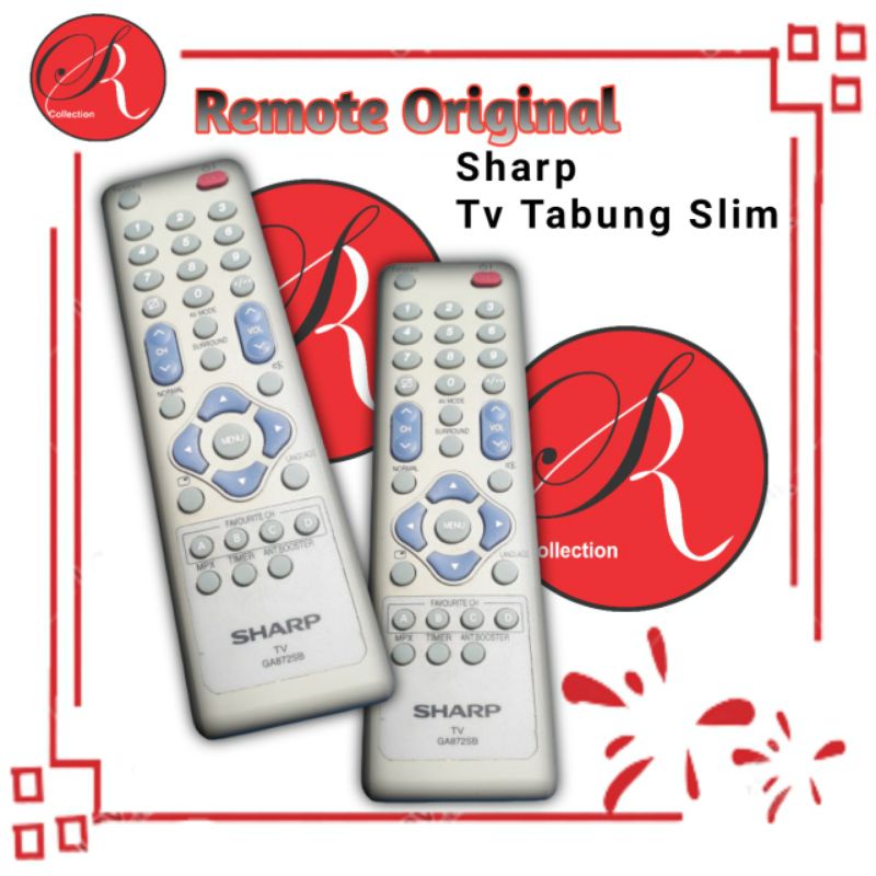 Remote Sharp Tv Tabung Slim