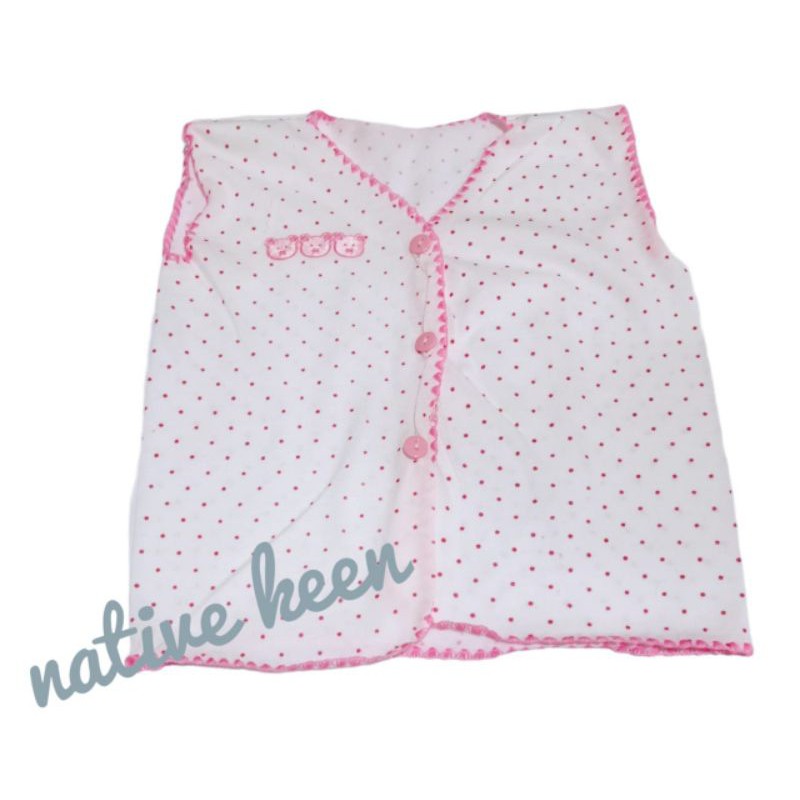 6PCS BAJU KUTUNG Motif Polkadot Bayi