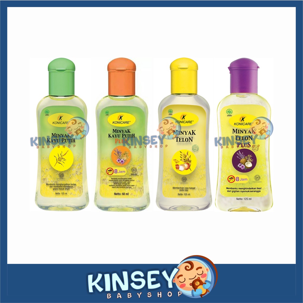 KONICARE Minyak Kayu Putih Minyak Telon Plus 125ml