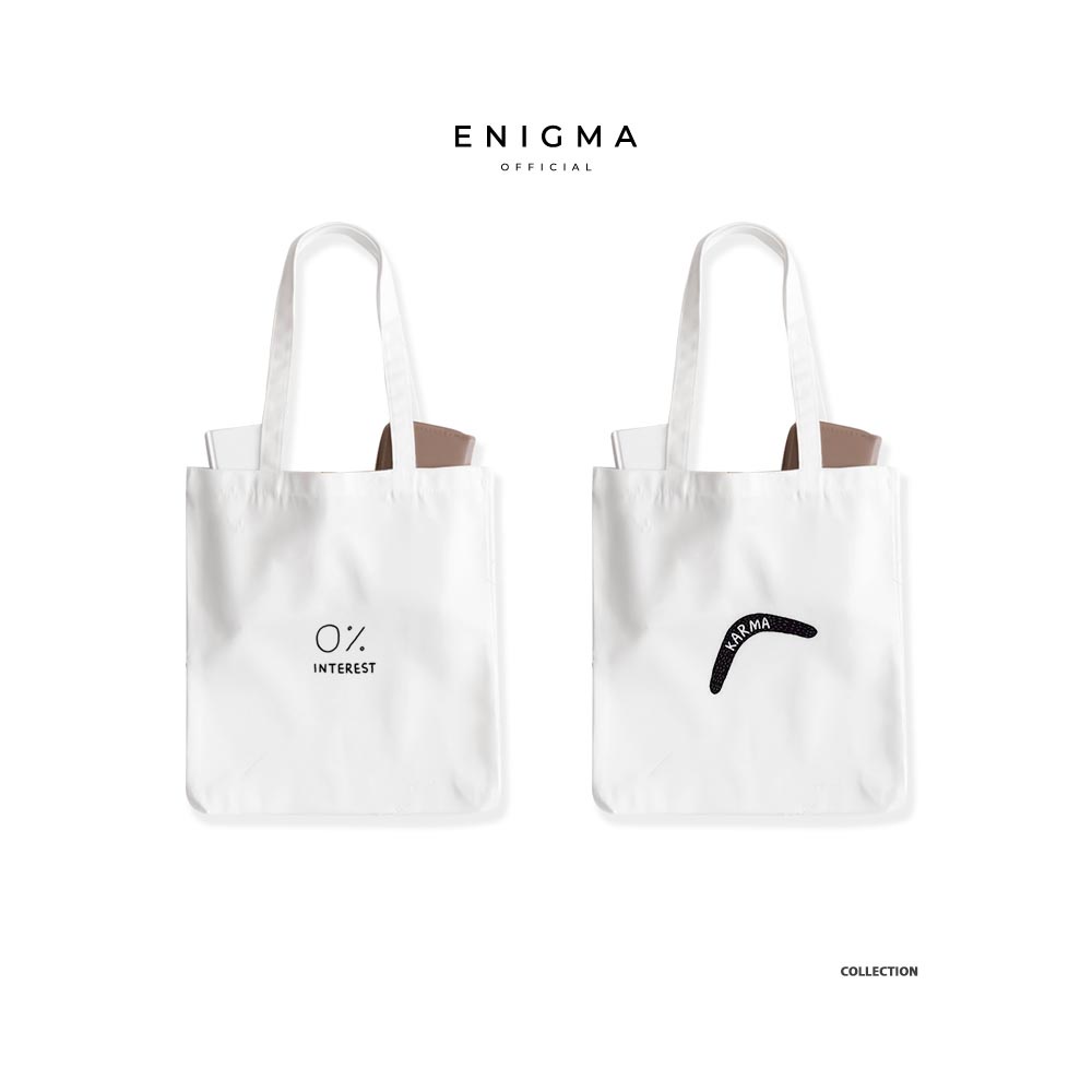 TERBARU TOTEBAG KANVAS AESTHETICS ORIGINAL ENIGMA OFFICIAL TOTEBAG WANITA TAS TOTE BAG