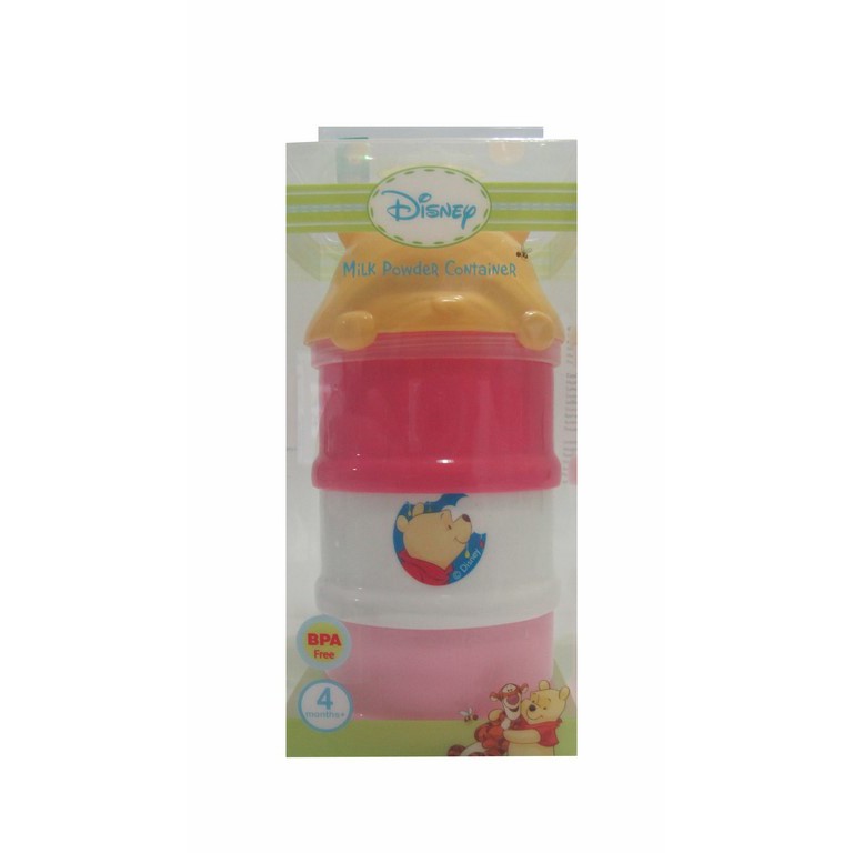 Winnie The Pooh Tempat Susu 3 Susun Milk Dispenser Bayi - Traveling (Wtp 08-001)