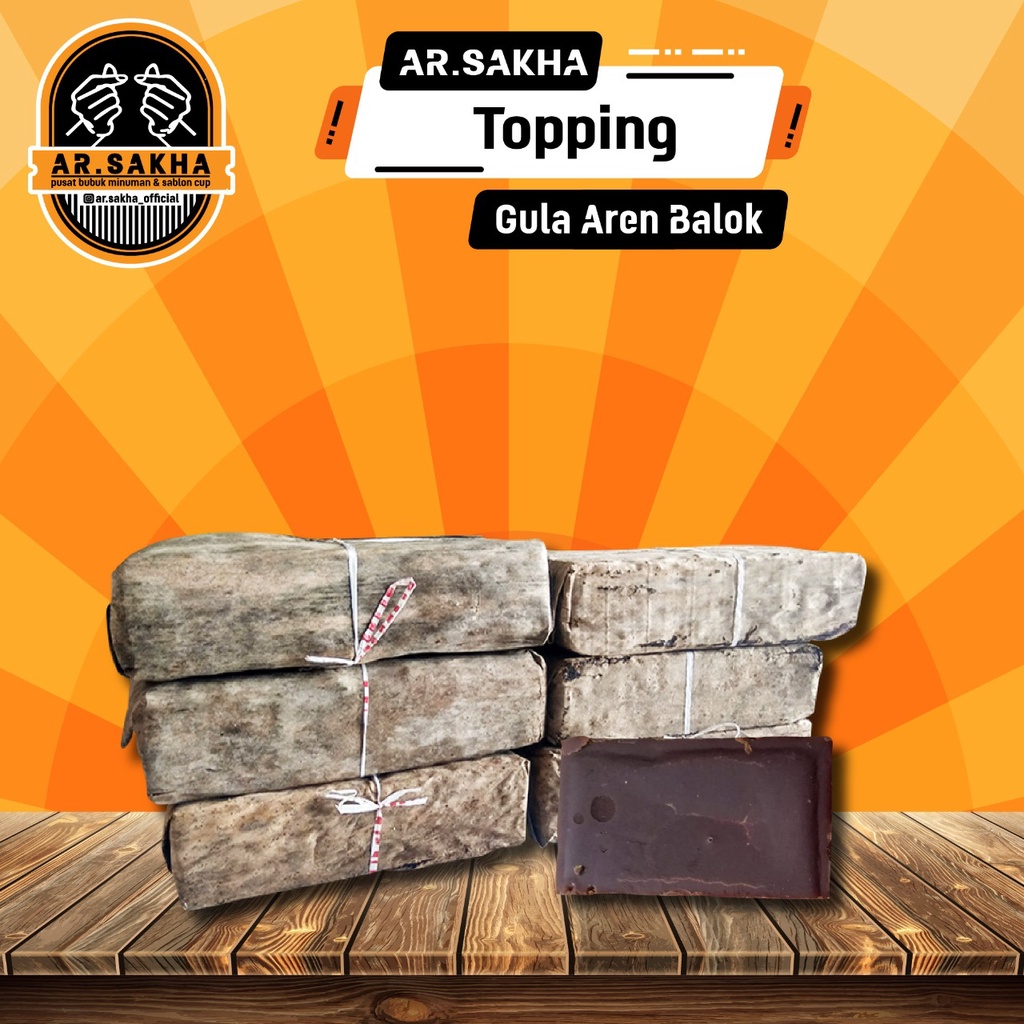 

GULA AREN ASLI 500g/AUTHENTIC AREN SUGAR/GULA AREN ROKAN HULU/BROWN SUGAR