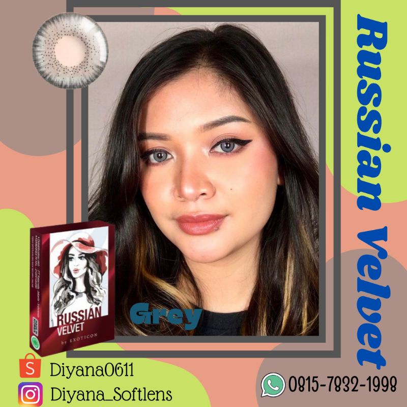 SOFTLENS MINUS RUSSIAN VELVET GREY