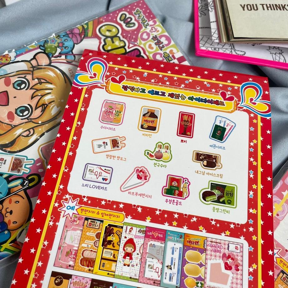 

[simplyshop] Buku Prakarya Origami Makanan No. 29 Papercraft DIY Kit Set Food Book Art Craft Korean Stationery Korea Mainan Anak Kertas Lipat