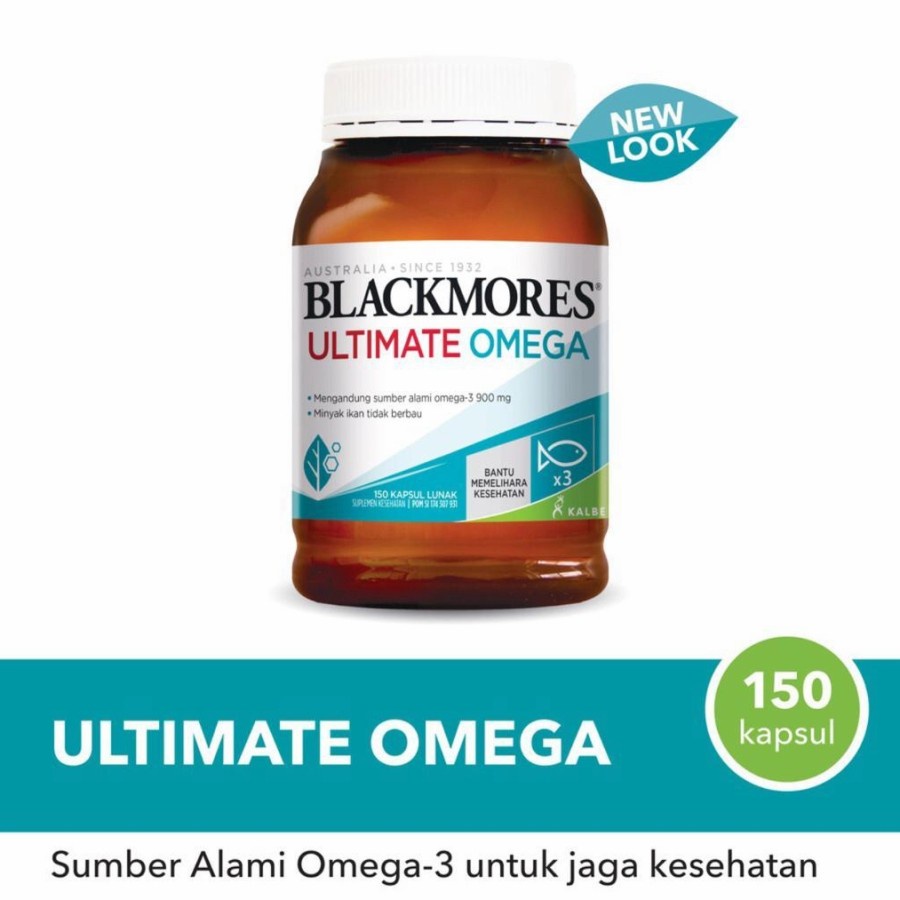 Blackmores Odourless Fish Oil 1000 isi 180Kapsul