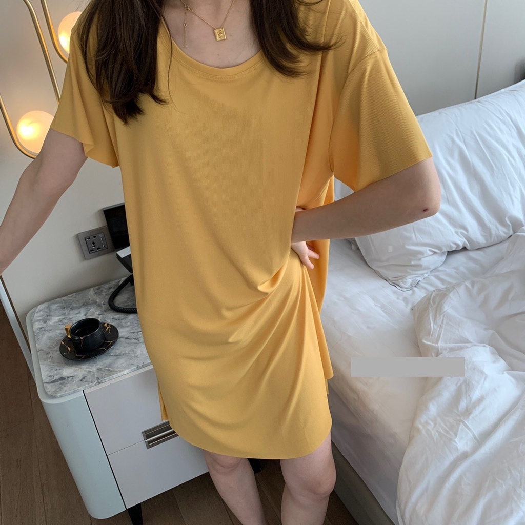 HUES.ID Pakaian Wanita Import Daster Polos Longgar Fit to XXL 4063