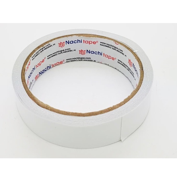

Isolasi Double Tape NACHI 1" / 24mm x 10yard / isolasi bolak balik