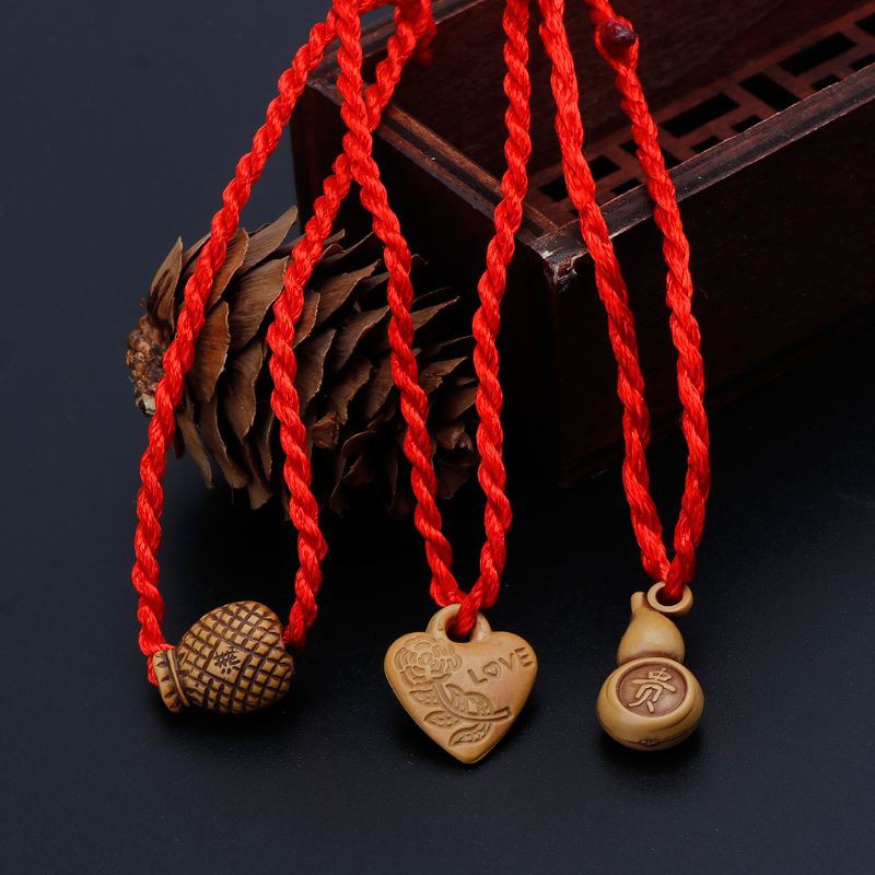 Glitter 10Pcs Handmade Lucky Knitting Red String Braided Friendship Lovers Bracelets