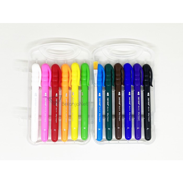 

Spesial Silky Crayon Krayon Halus Joyko Slc-A-12 Warna Colors Hemat
