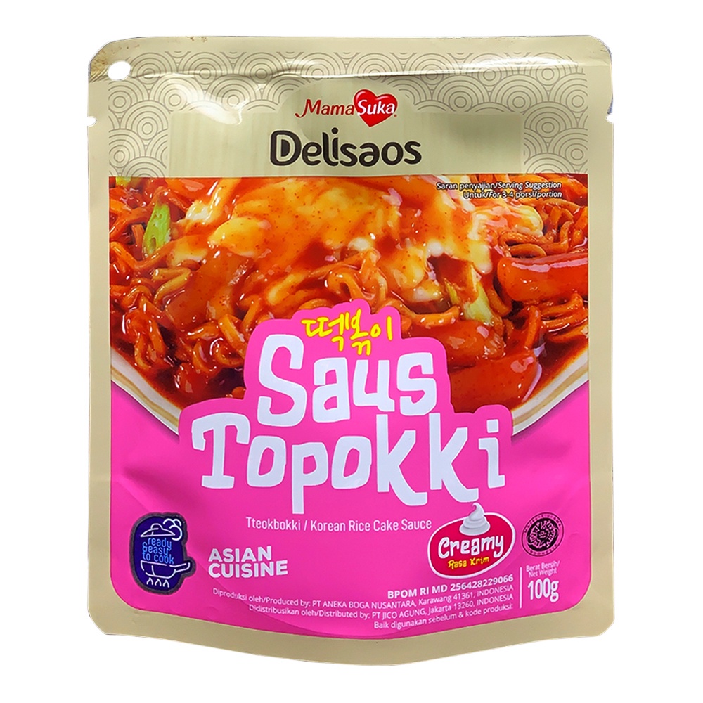 MamaSuka Delisaos Saus Topokki 100 gr