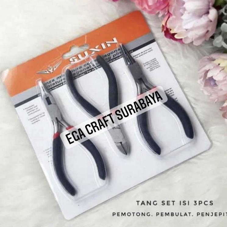 Serbu Update Tang Set isi 3 - Tang Set Craft - Tang Potong - Tang Cucut - Tang Putar