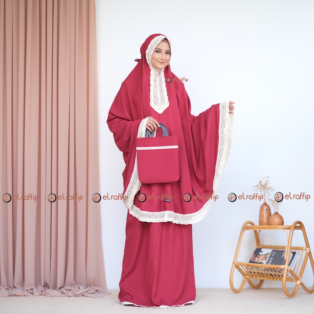 Mukena Dewasa Katun Polos 2 in 1 AyundaSeries