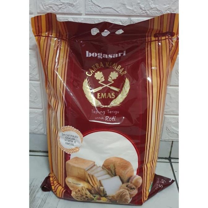 

CAKRA KEMBAR EMAS Tepung Terigu untuk Roti 5 KG