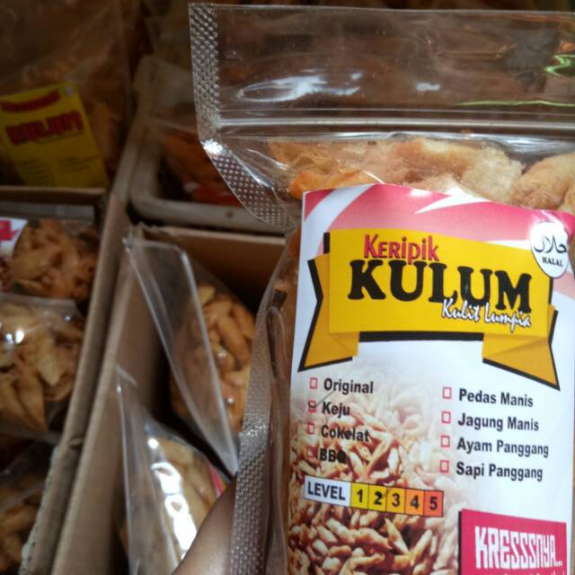 

Kripik kulum ( keju)