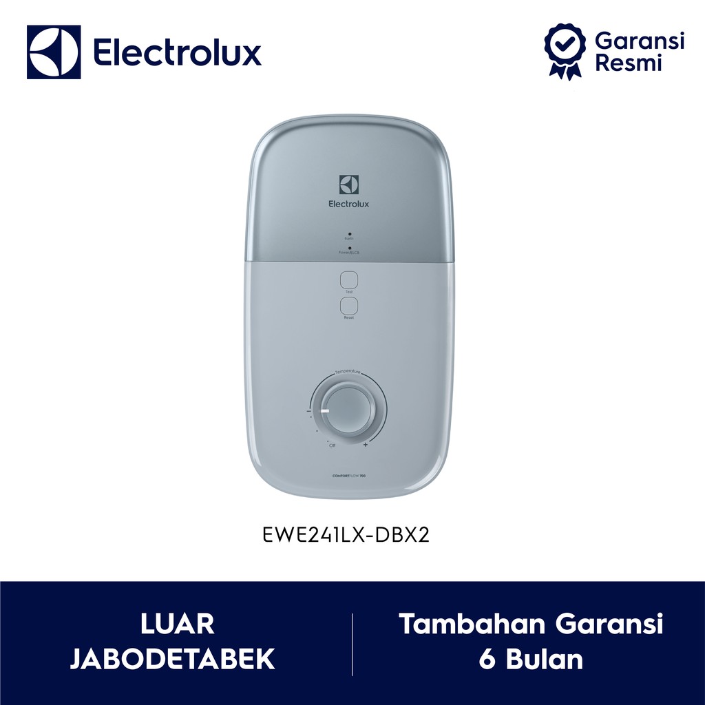 

Electrolux Water Heater Instant Electrolux EWE241LX-DBX2 - Luar Jabodetabek