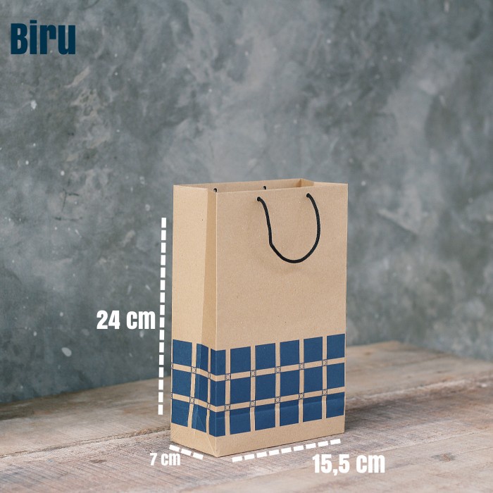 

NEW PAPER BAG MOTIF (s) TERMURAH MURAH - Biru