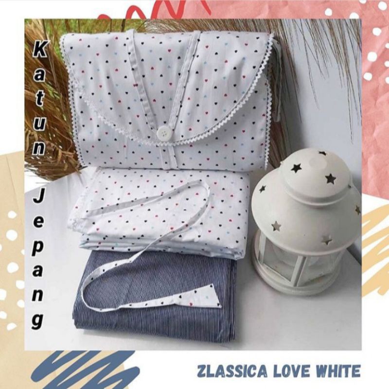 Mukena Zlassica Non Pocket Motif Love ♥️