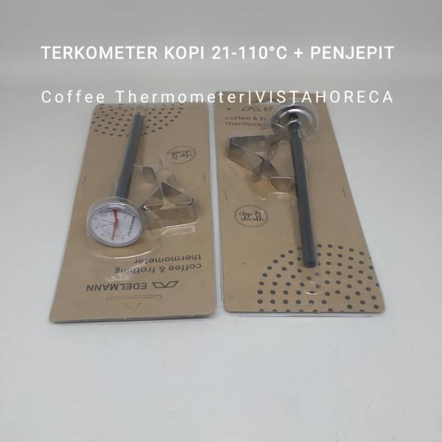 EDELMANN Thermometer Kopi 21-110°C + Penjepit