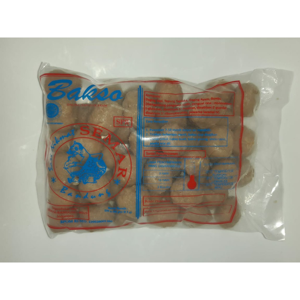 

Bakso halus kecil isi 50 bakso kode SPR