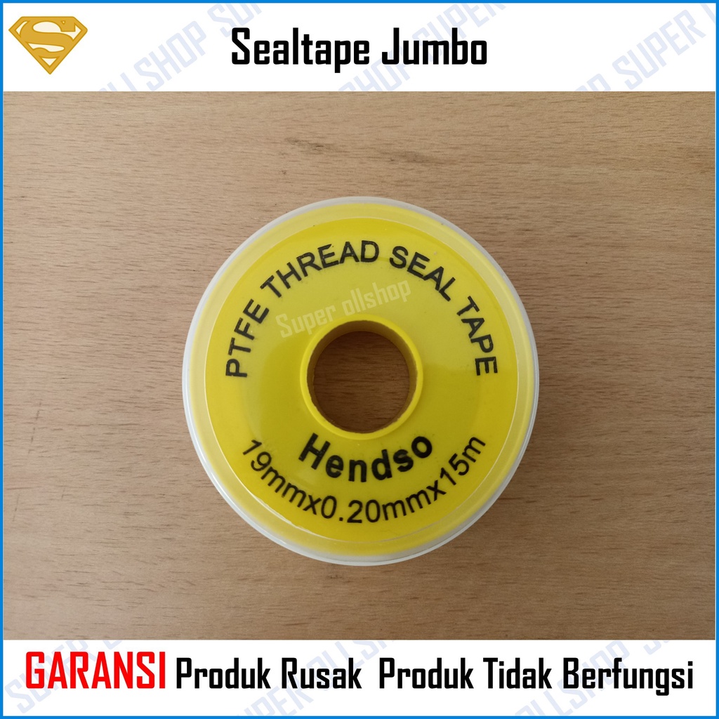 Sealtape Selotip Pipa Isolasi Kran Seltip Seal Tape Isolatip Jumbo 3/4 inch